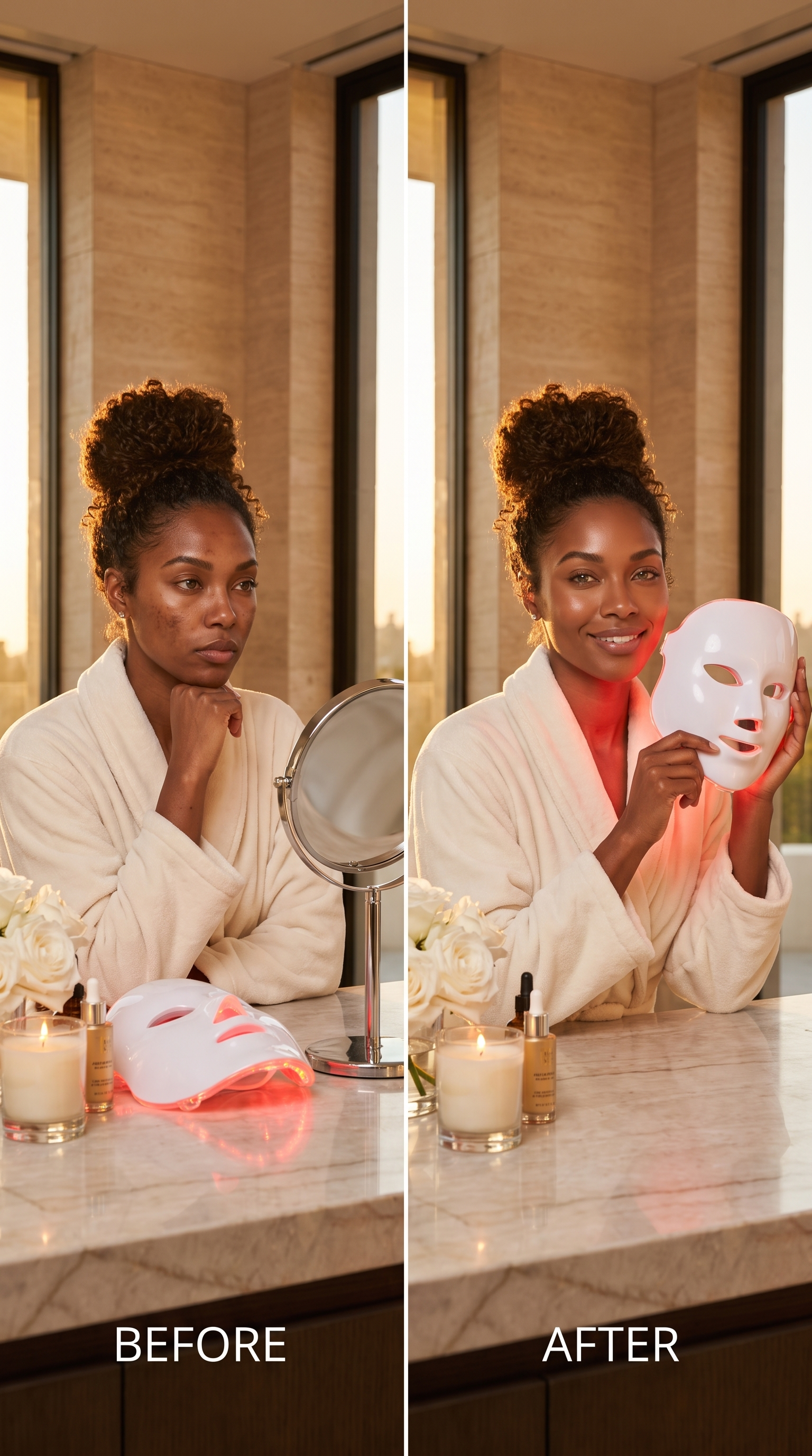 AuraGlow LED Beauty Mask